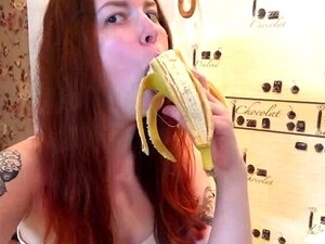 Titted student screwed banana
