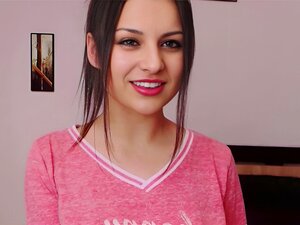 Amateur Girl Got Nude On Chat Ome Adorable First Timer. Adorable And Cute Friendly Cutie Brunette With Amazing Big Natural Tits Got Naked On Chat For The First Time, She Always Teases But Now She Gone Further That Usual! She Is Beautiful Romanian Girl That Has Angel And Devil Personality Porn
