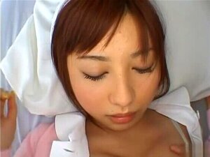 Japanese hardcore sex video with a pretty Asian nurse