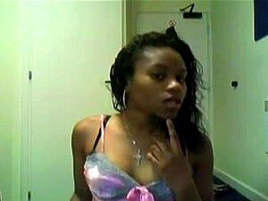 Ebony Bitch Seduces Viewers With Her Awesome Beauties, Gorgeous Dark Haired Ebony Cutie Strips In Front Of Her Webcam On Her Birthday As She Flashes Her Tight Trimmed Pussy To Her Boyfriend On Videochat, Wishing He Was There To Fuck Her Hard Porn