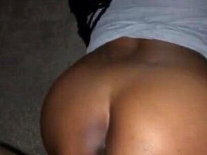 Cheating chubby wife swallows darksome cum