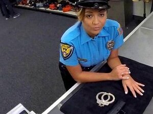 Gorgeous Looking Police Cop Fucked In a Pawn Shop